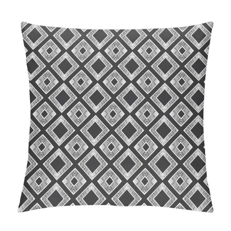 Personality  Abstract Seamless Hand Drawn Pattern. Pillow Covers