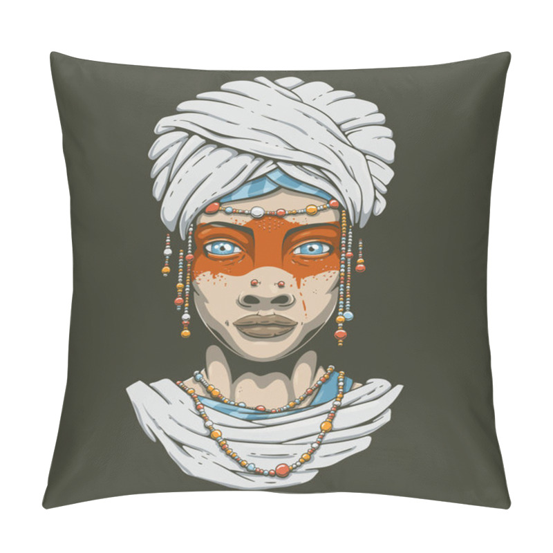 Personality  Beautiful Woman Illustration Pillow Covers