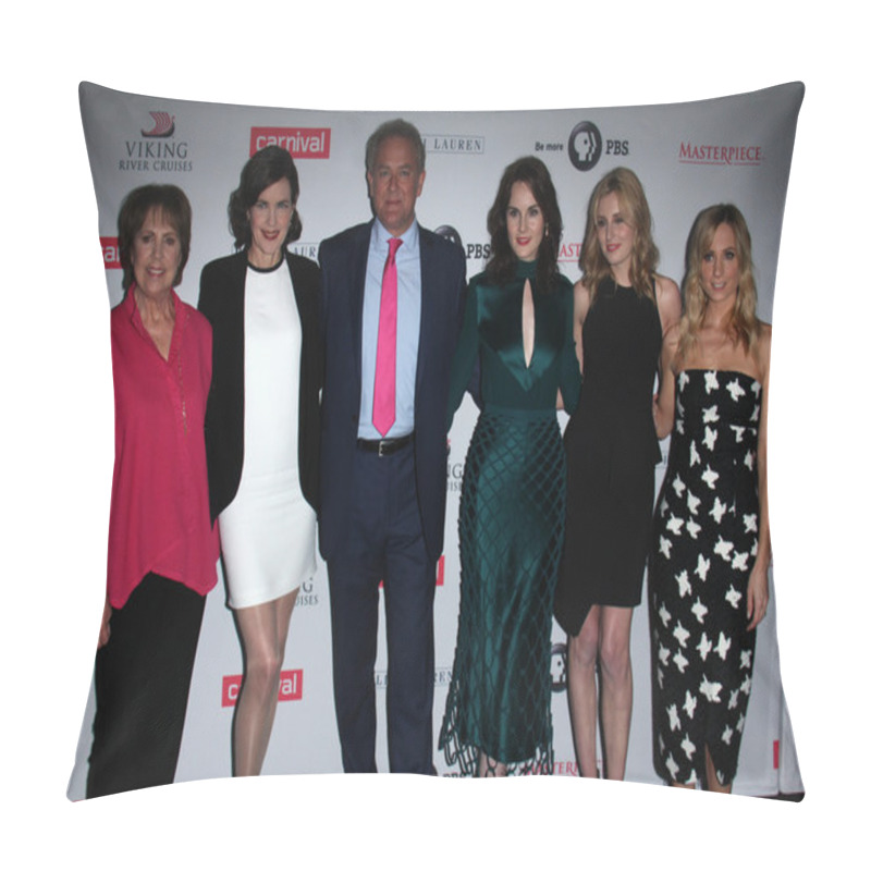 Personality  Penelope Wilton, Elizabeth McGovern, Hugh Bonneville, Michelle Dockery, Laura Carmichael, Joanne Froggatt Pillow Covers