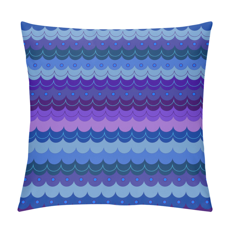 Personality  Wave. Pattern Pillow Covers