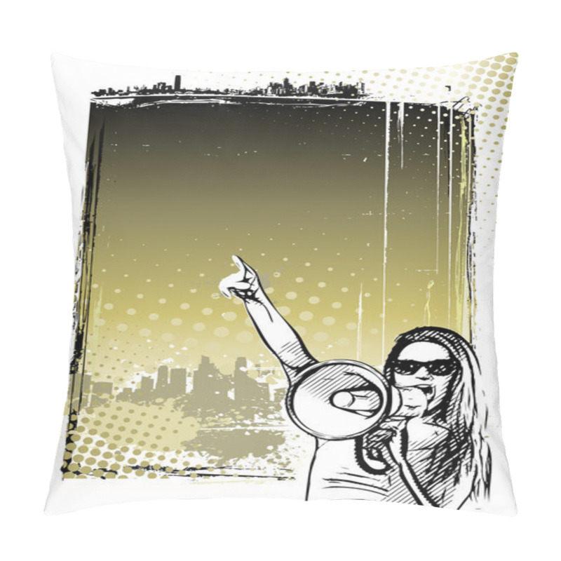 Personality  Speaker Poster Background Pillow Covers