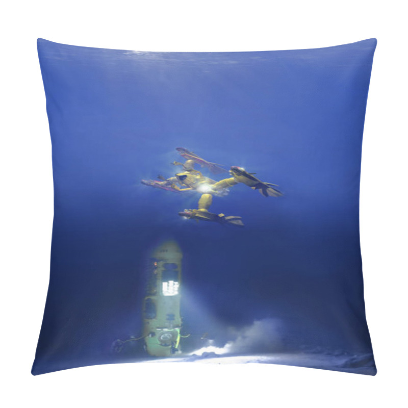 Personality  Deep Sea Vehicle Pillow Covers