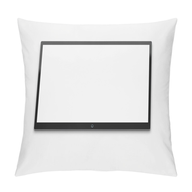 Personality  Blank Flat Screen TV With Clipping Path Pillow Covers