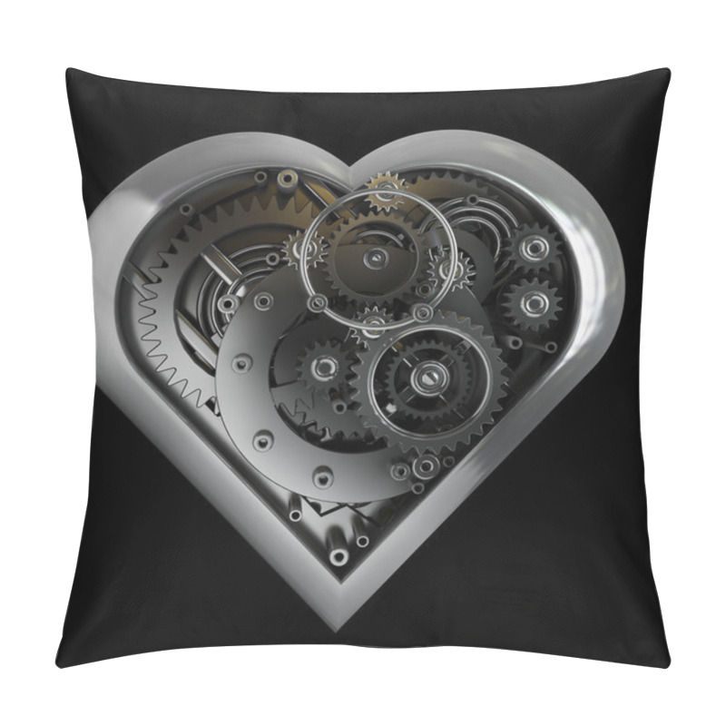 Personality  Mechanical Heart Pillow Covers