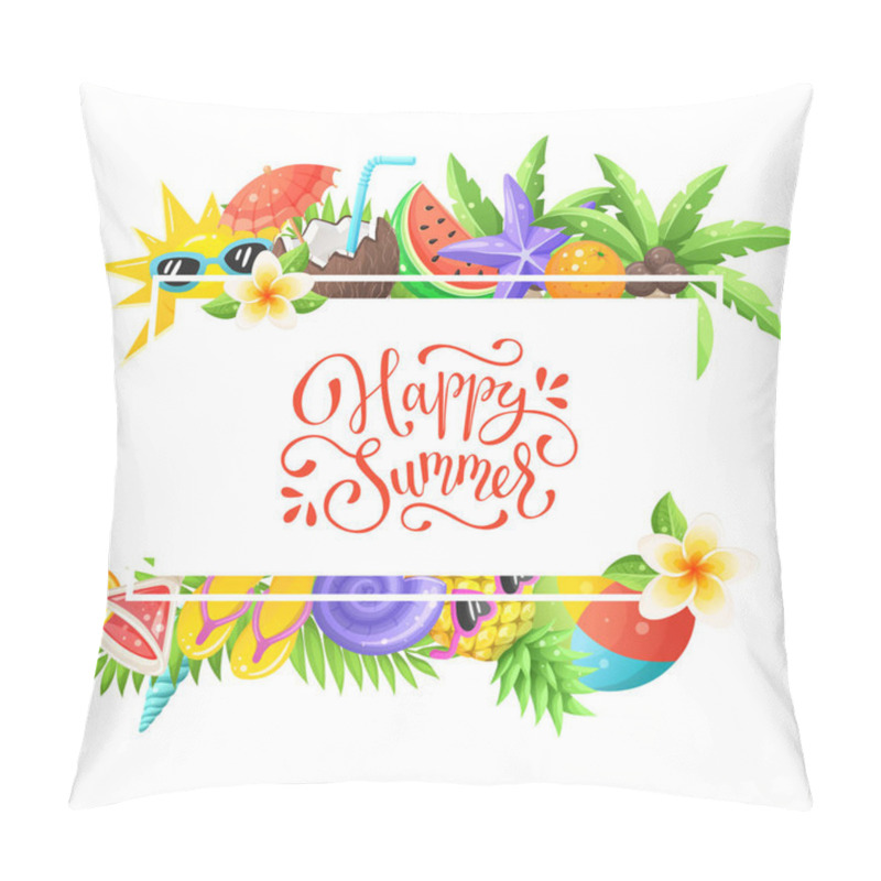 Personality  Summer Time Poster Pillow Covers