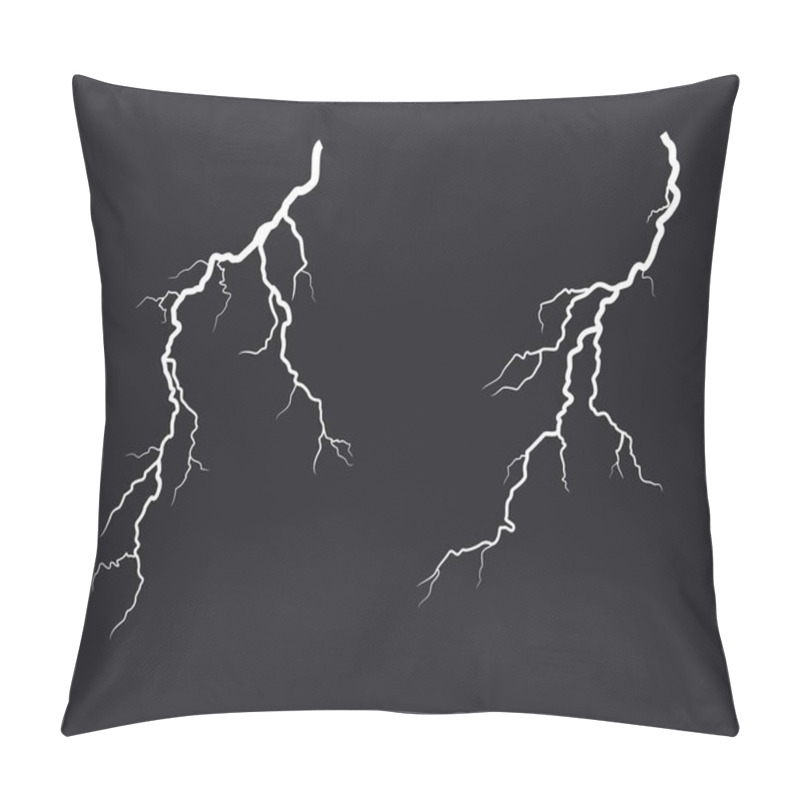 Personality  Two Lightning Bolts In The Sky Pillow Covers