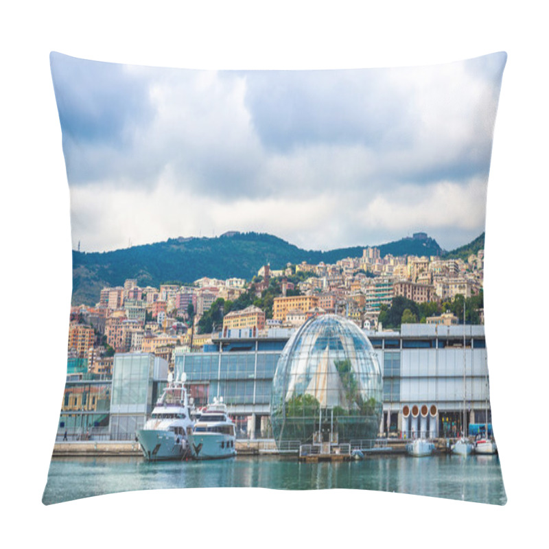 Personality  Biosphere  In Genoa, Italy Pillow Covers