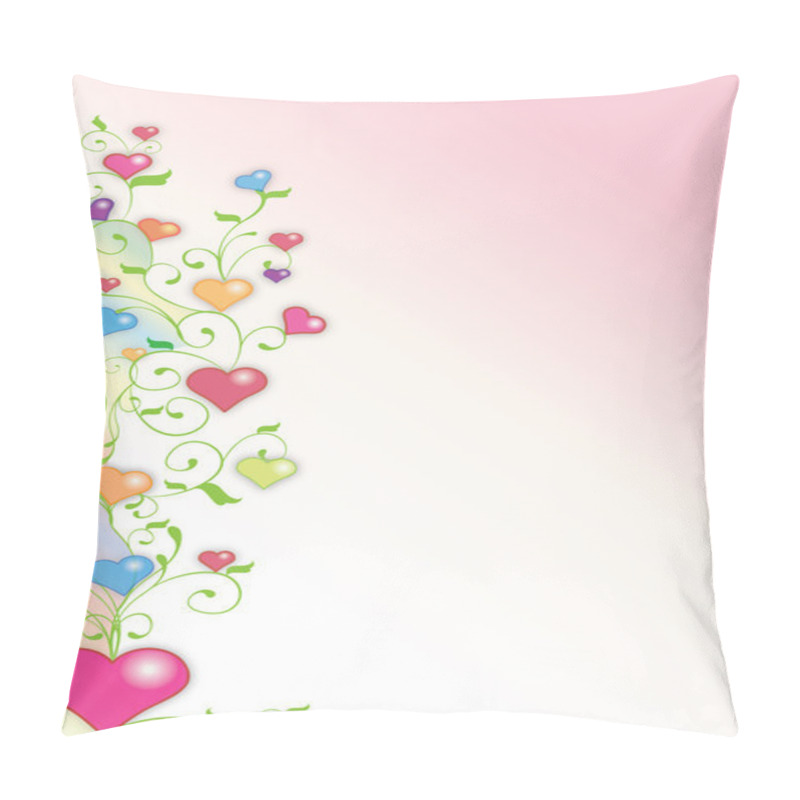 Personality  Love Spring Background Pillow Covers