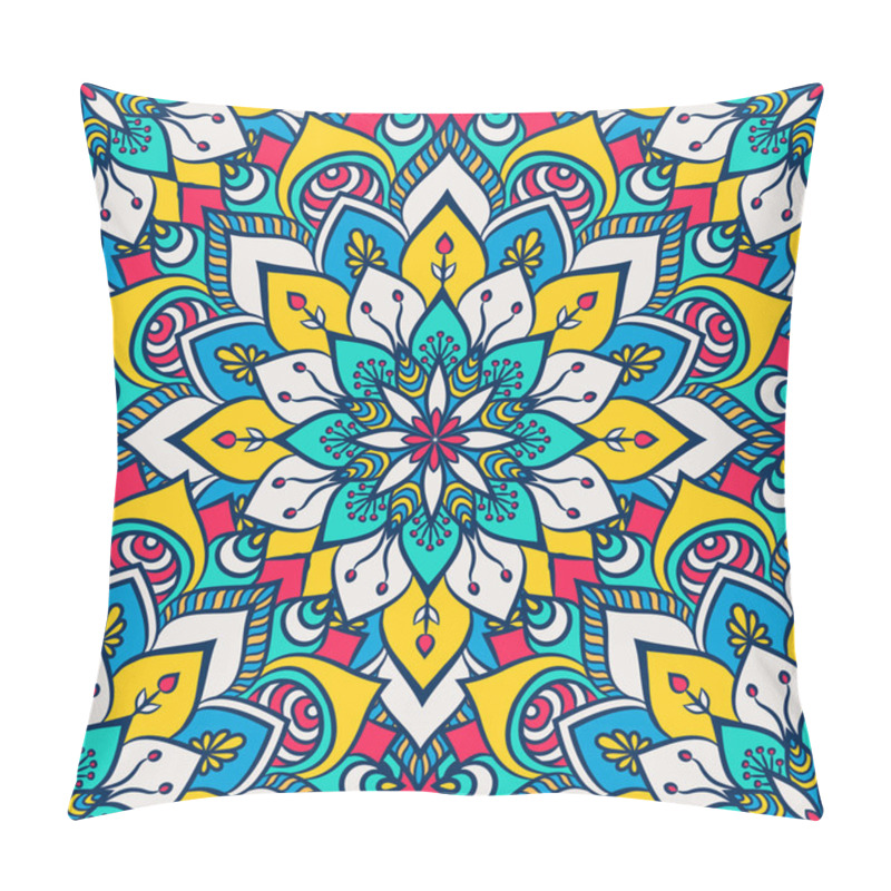 Personality  Ethnic Floral Seamless Pattern Pillow Covers