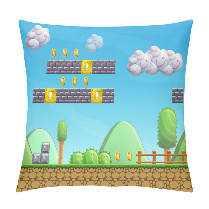 Personality  Cartoon Nature Landscape Pillow Covers