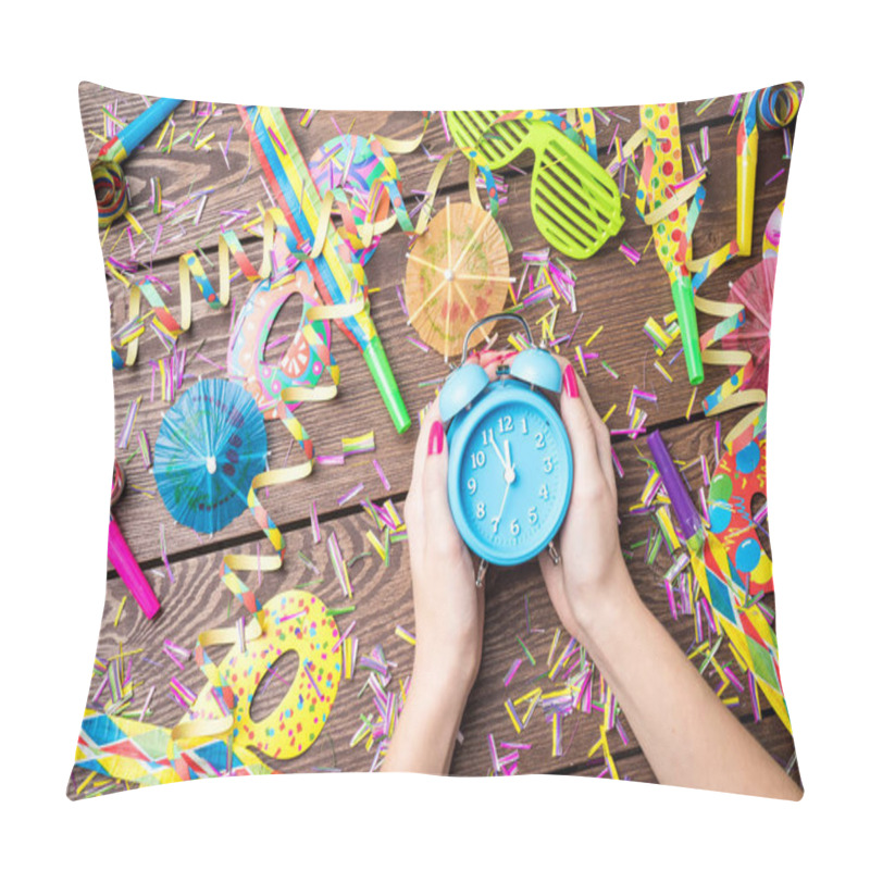 Personality  New Year Eve Celebration Background Pillow Covers