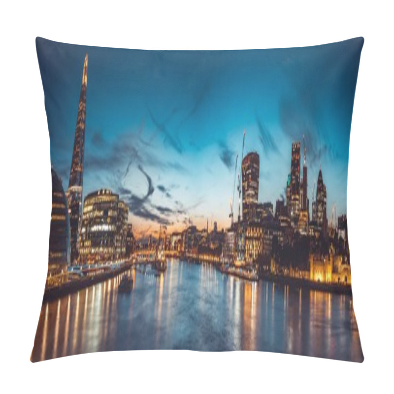 Personality  The Banks Of River Thames  Pillow Covers