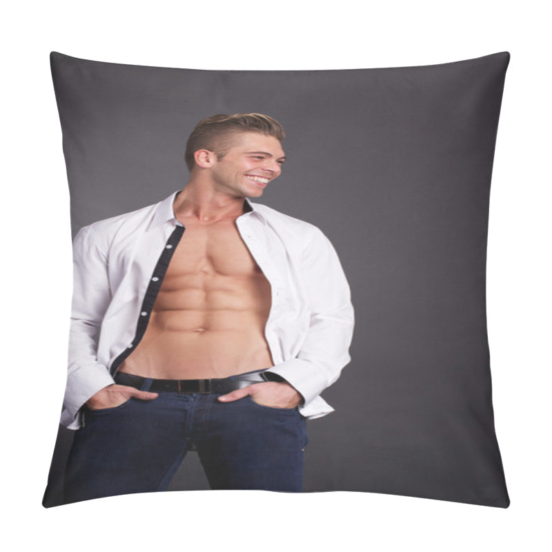 Personality  Muscular Male Torso Pillow Covers