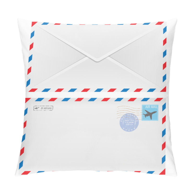 Personality  Air Mail Envelope Pillow Covers