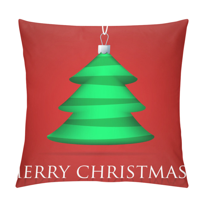 Personality  Christmas Tree Bauble Card Pillow Covers