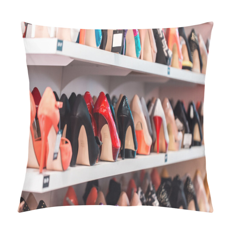 Personality  Shoes On The Shelves Pillow Covers