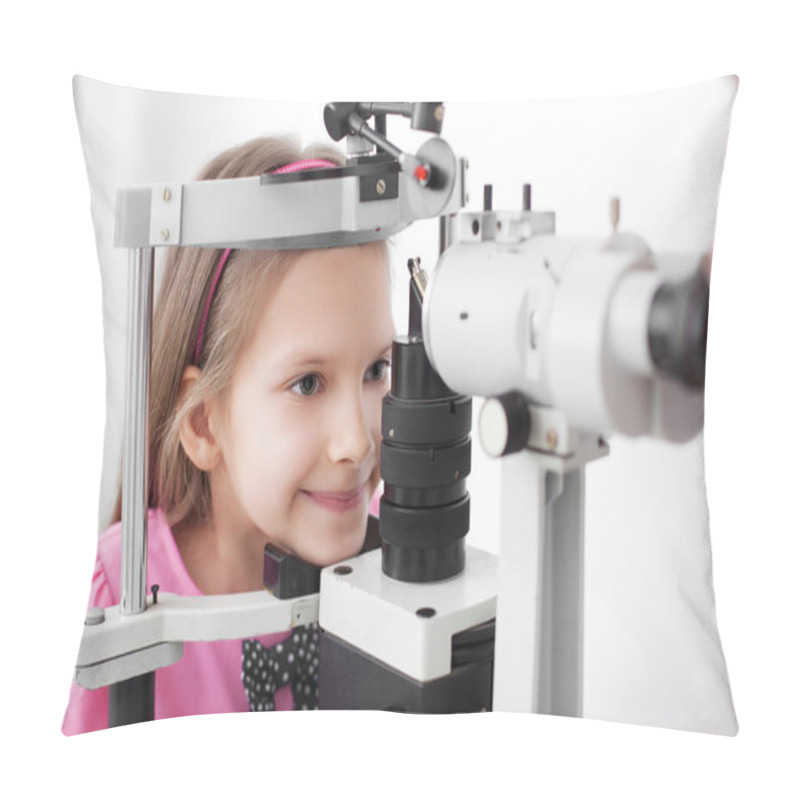 Personality  Optometrist Performing Visual Field Test Pillow Covers