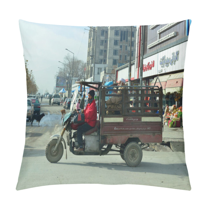 Personality  Life On The Streets Of Kabul Pillow Covers