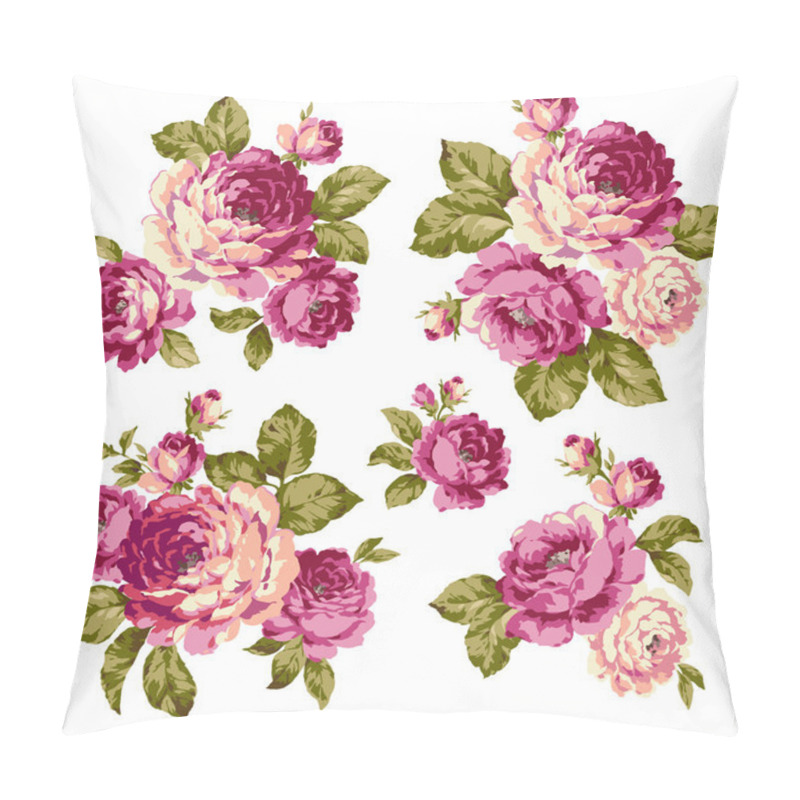 Personality  The Illustration Of Rose Pillow Covers