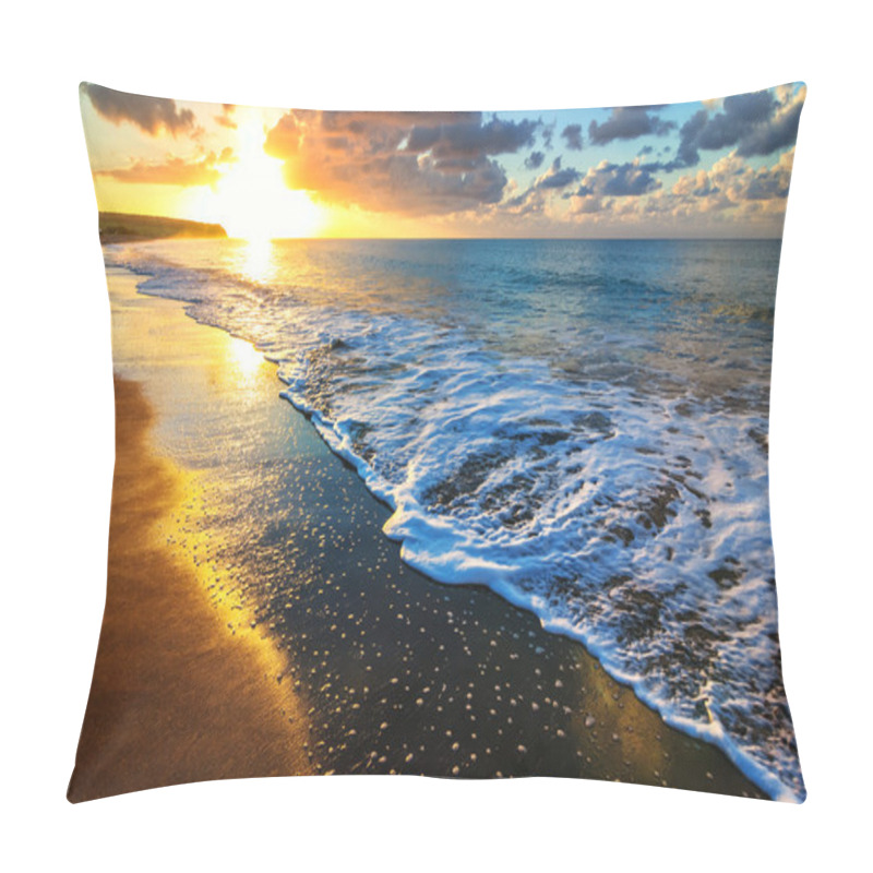 Personality  Early Morning On A Sea Coast Pillow Covers