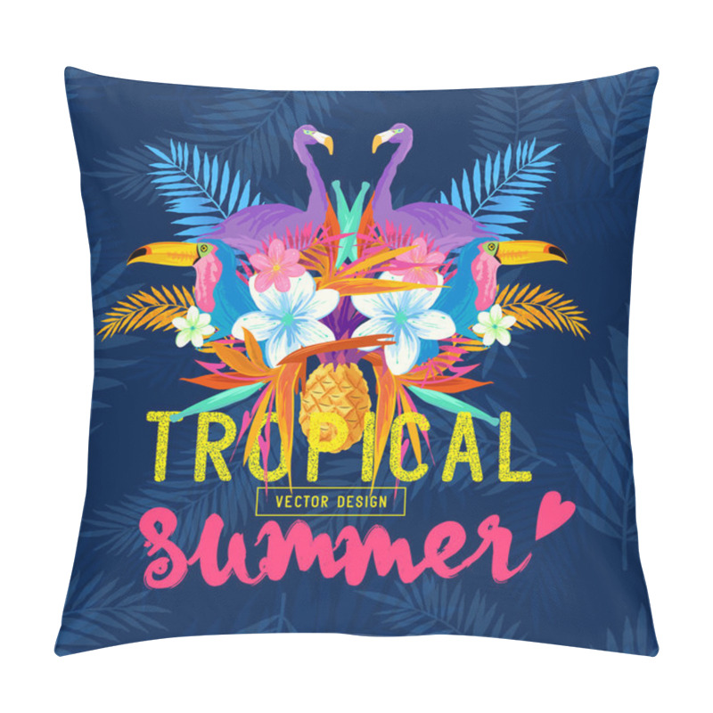 Personality  Vivid Tropical Love Pillow Covers