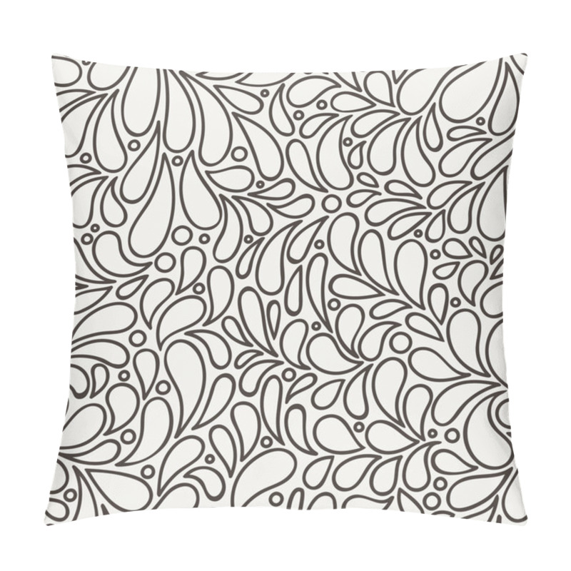 Personality  Seamless Pattern Of Stylized Petals Pillow Covers