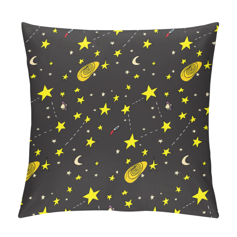 Personality  Seamless Space Pattern Pillow Covers