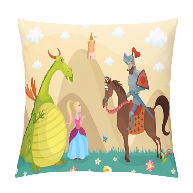 Personality  Dragon And Knight Pillow Covers