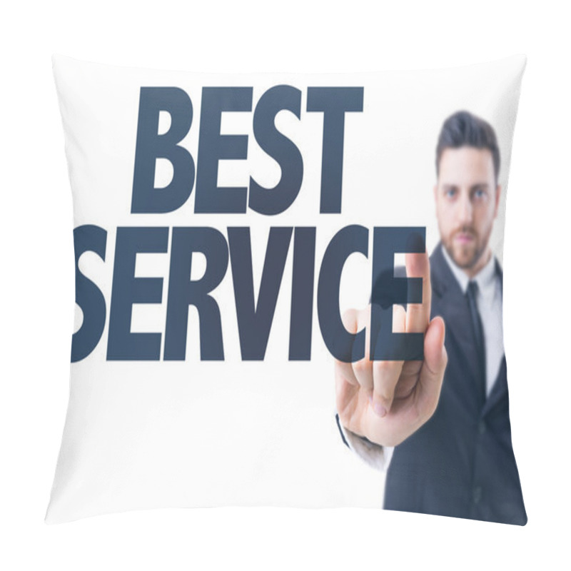 Personality  Text: Best Service Pillow Covers