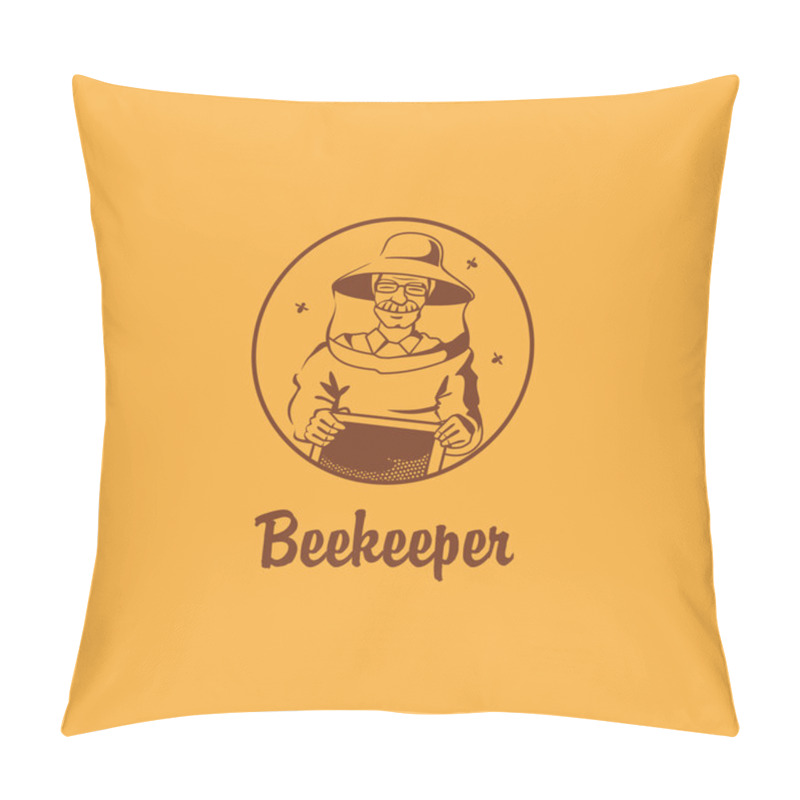 Personality  Happy Beekeeper Logo Pillow Covers