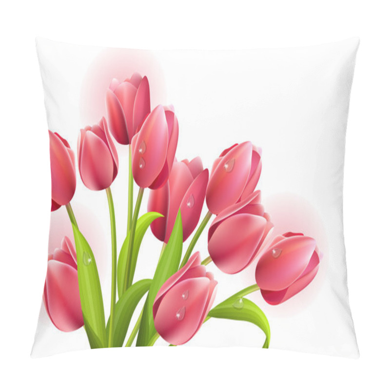 Personality  Bunch Of Tulips Pillow Covers