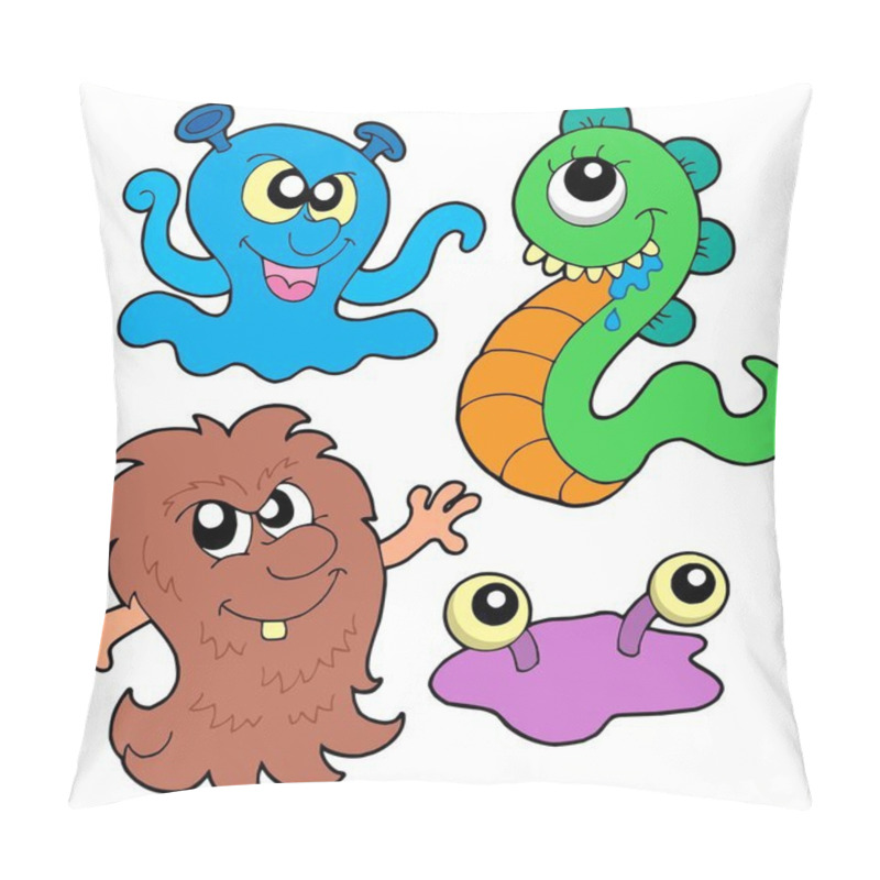 Personality  Monster Collection 3 Pillow Covers