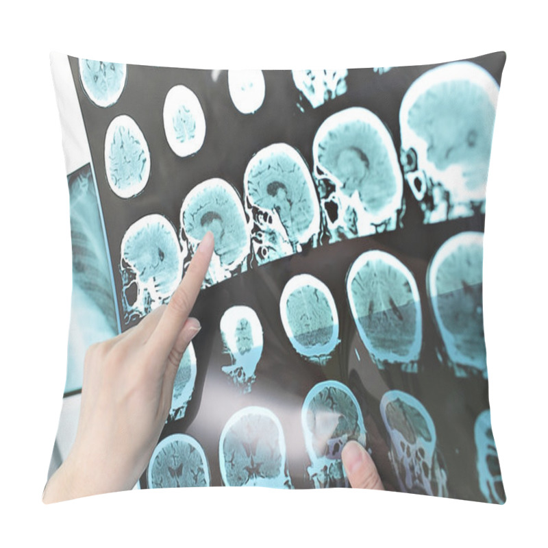 Personality  Doctor View Output CT Scan. Pillow Covers