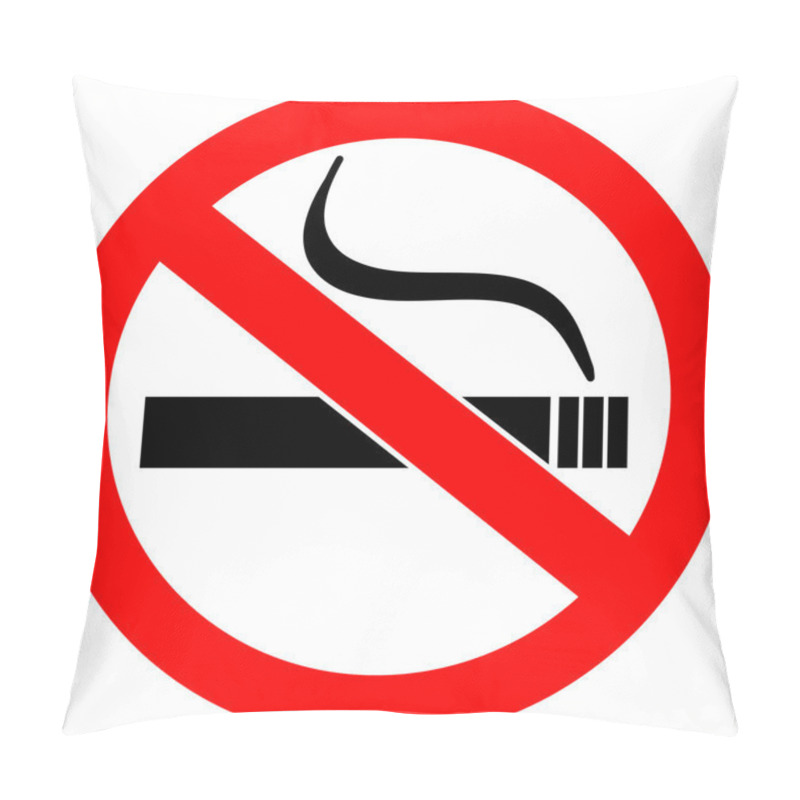 Personality  No Smoking Sign Pillow Covers