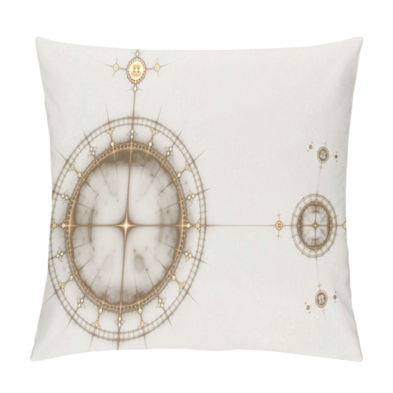 Personality  Old Parchment With Compass, Ancient Nautical Chart Pillow Covers