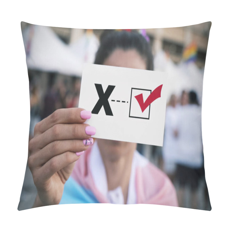 Personality  X For The Third Gender Category Pillow Covers