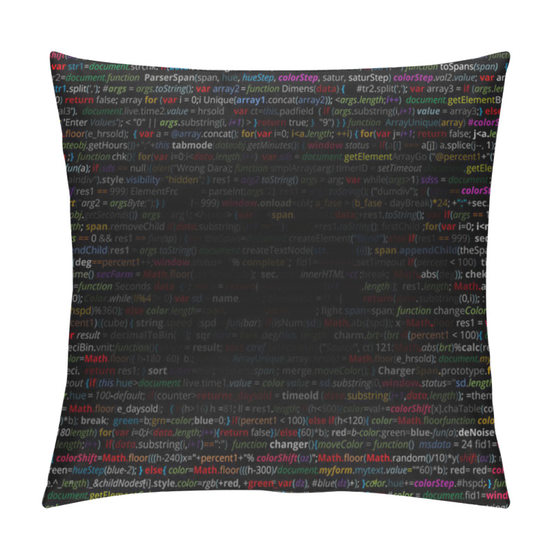 Personality  Abstract Program Code Pillow Covers