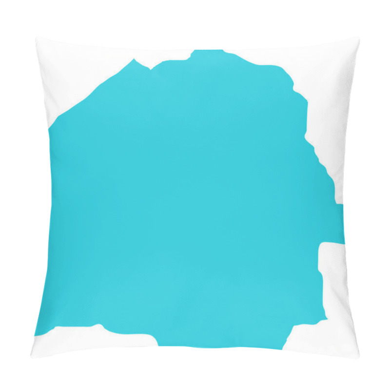 Personality  Belarus MAP In Blue, Country Border, Belarus Map, Border Line Of Belarus, Geographic Map Pillow Covers