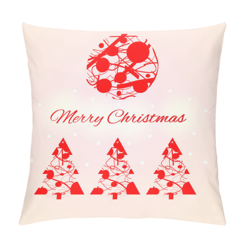 Personality  Christmas Design Elements. Vector Illustration Pillow Covers