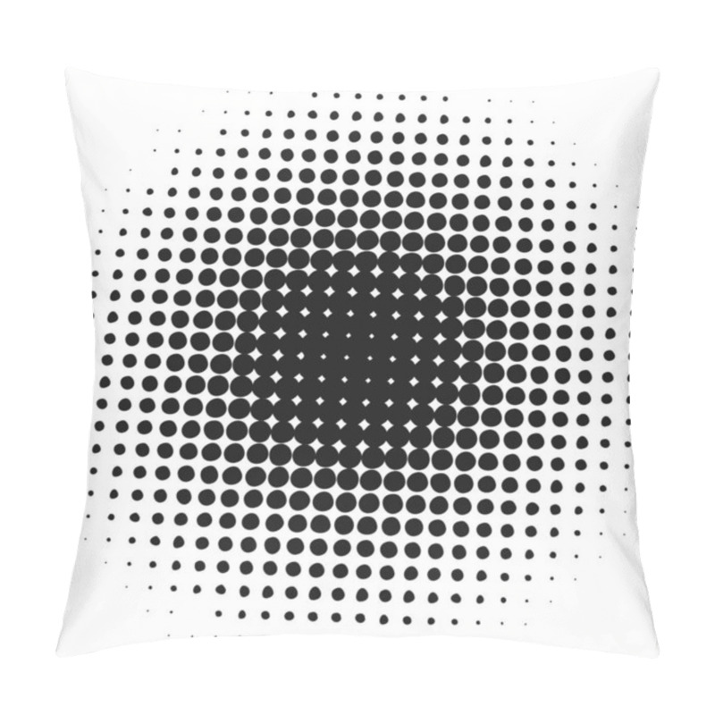 Personality  Abstract Halftone Background.Business Presentation Concept. Pillow Covers