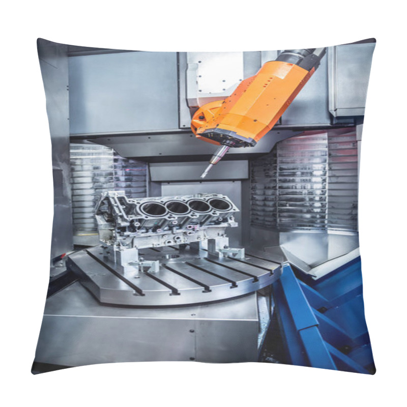 Personality  Metalworking CNC Milling Machine. Pillow Covers