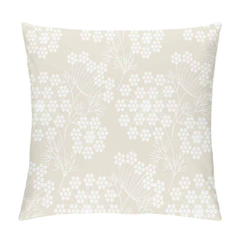 Personality  Modern Shapes Dill Or Fennel Seamless Pattern Pillow Covers