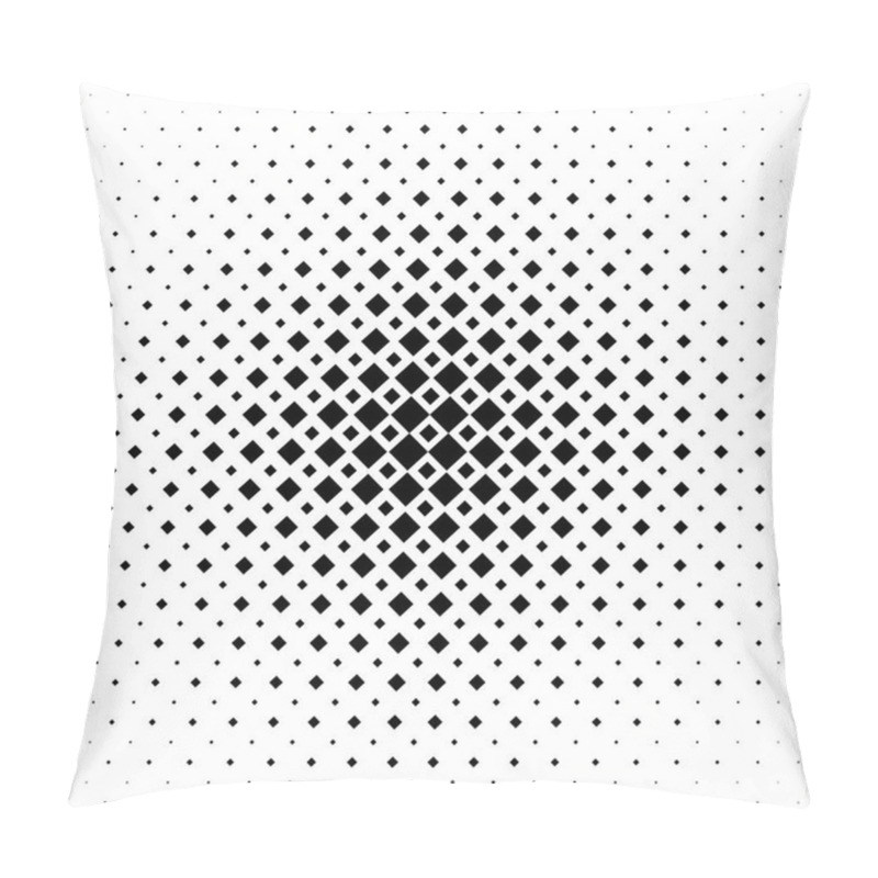 Personality  Black And White Abstract Square Pattern Background - Monochromatic Geometrical Vector Design From Diagonal Squares Pillow Covers