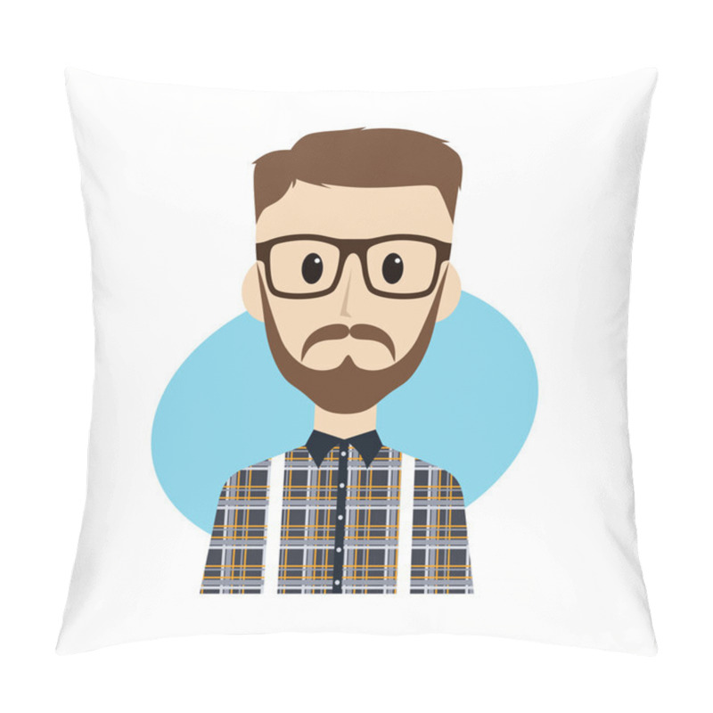 Personality  Cool Guy Cartoon Character Pillow Covers