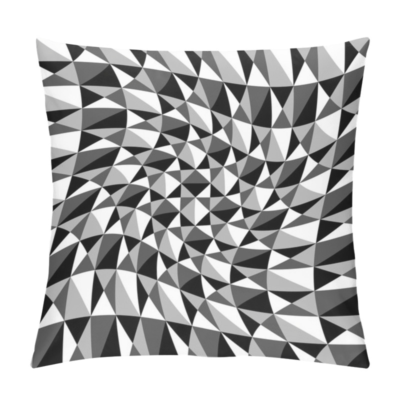 Personality  Abstract Background, Pattern With Warp Effect. Pillow Covers