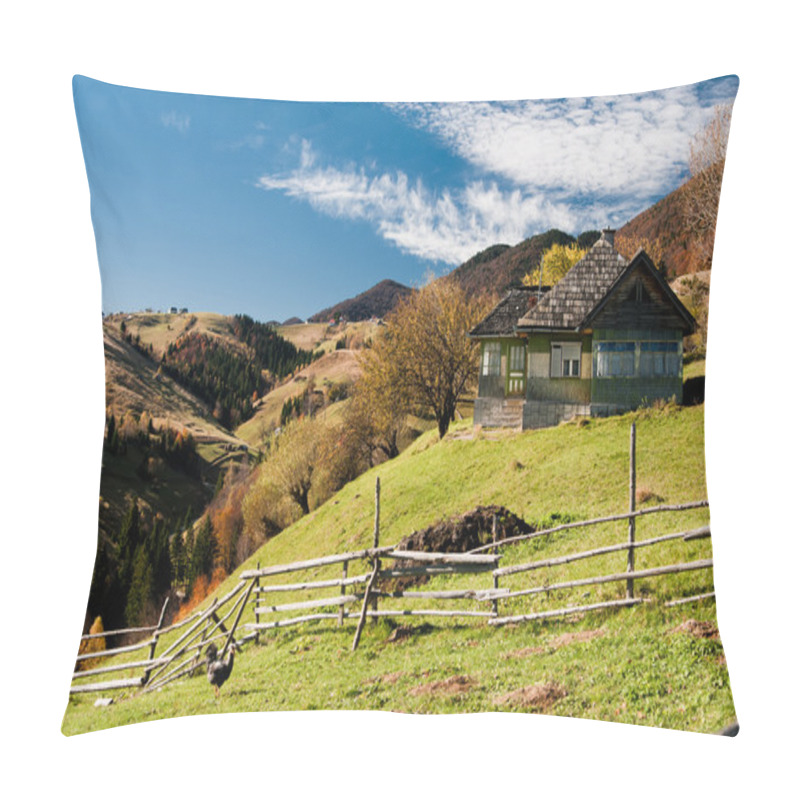 Personality  Village Landscape In Romania Pillow Covers