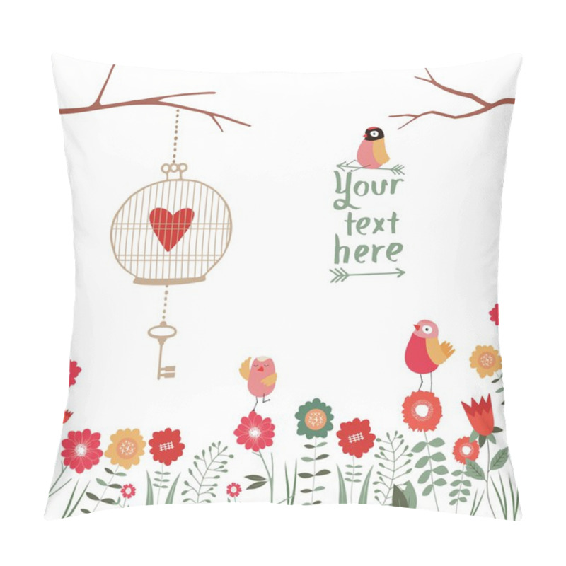 Personality  Floral Background Pillow Covers