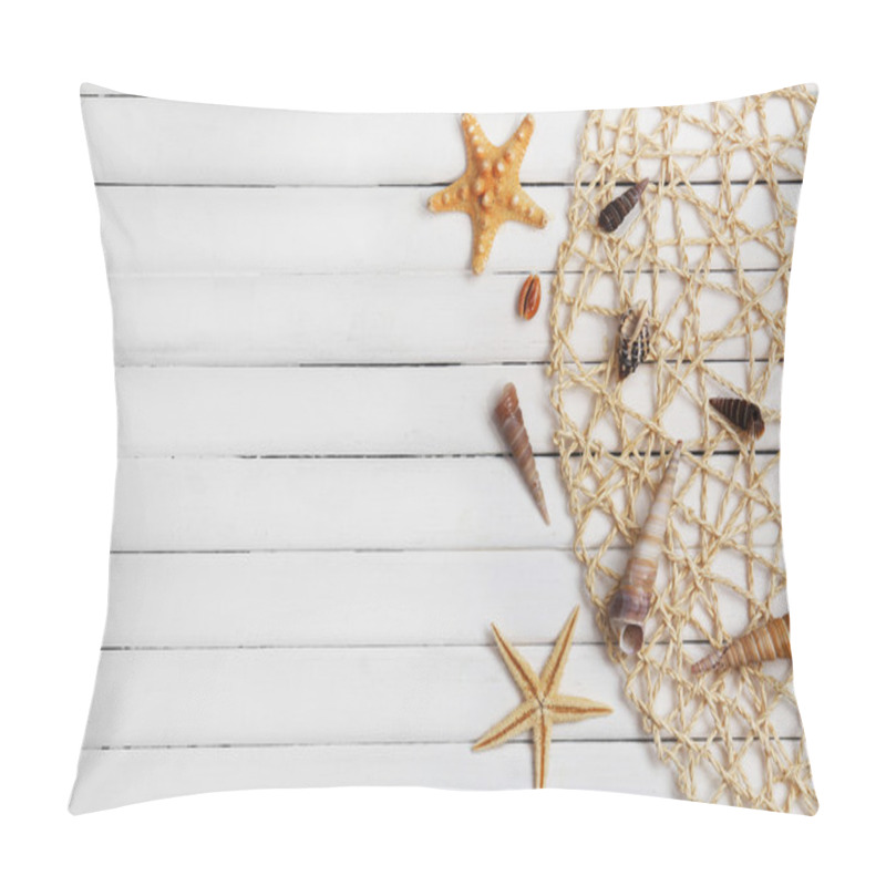 Personality  Seashells And Fishing Net  Pillow Covers