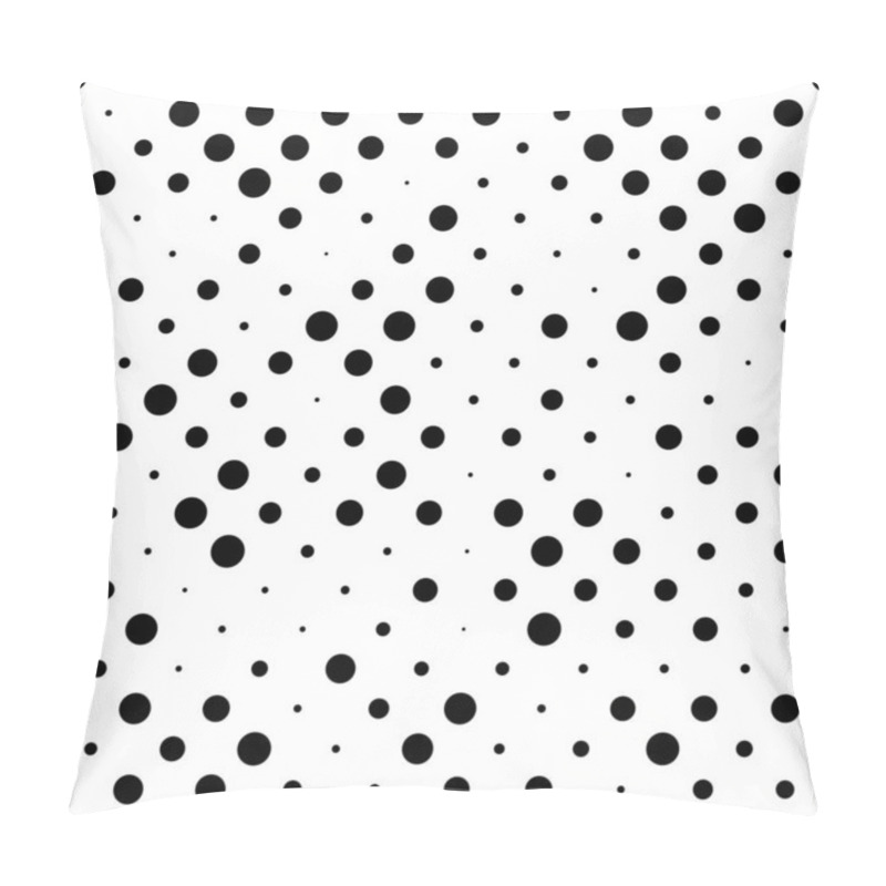 Personality  Random, Scattered Dots, Circles. Dotted, Spots Background, Texture, Backdrop And Pattern. Stipple, Stippling Effect. Pointillist, Pointillism Polka Dots Element Pillow Covers