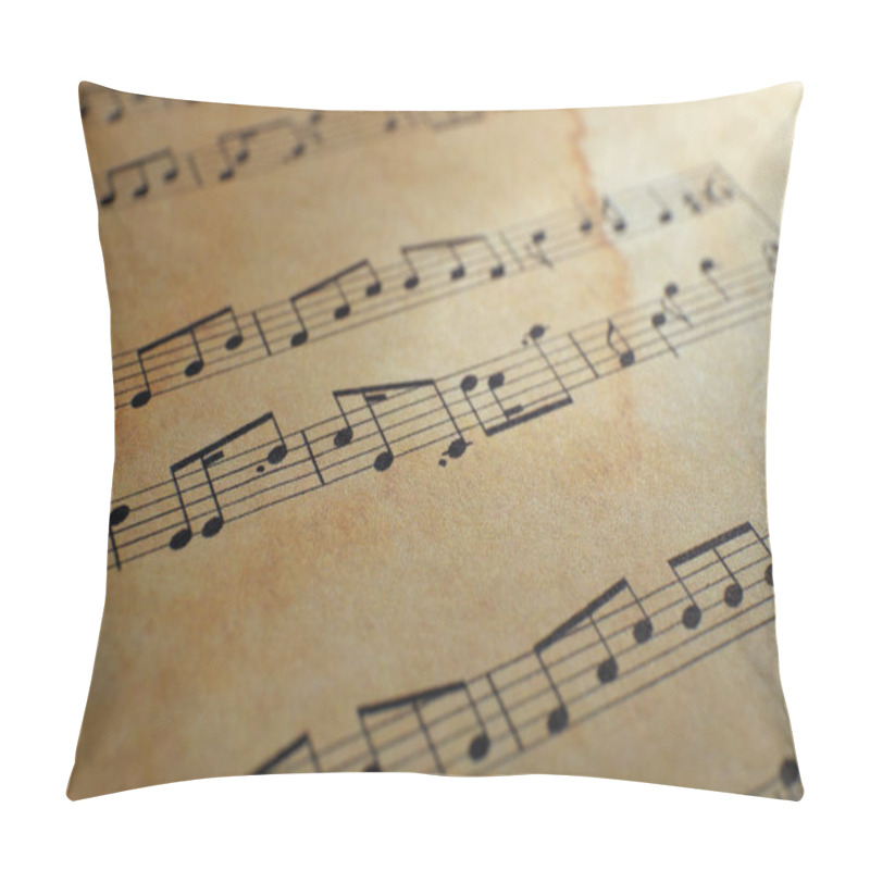 Personality  Music Sheet Background Pillow Covers